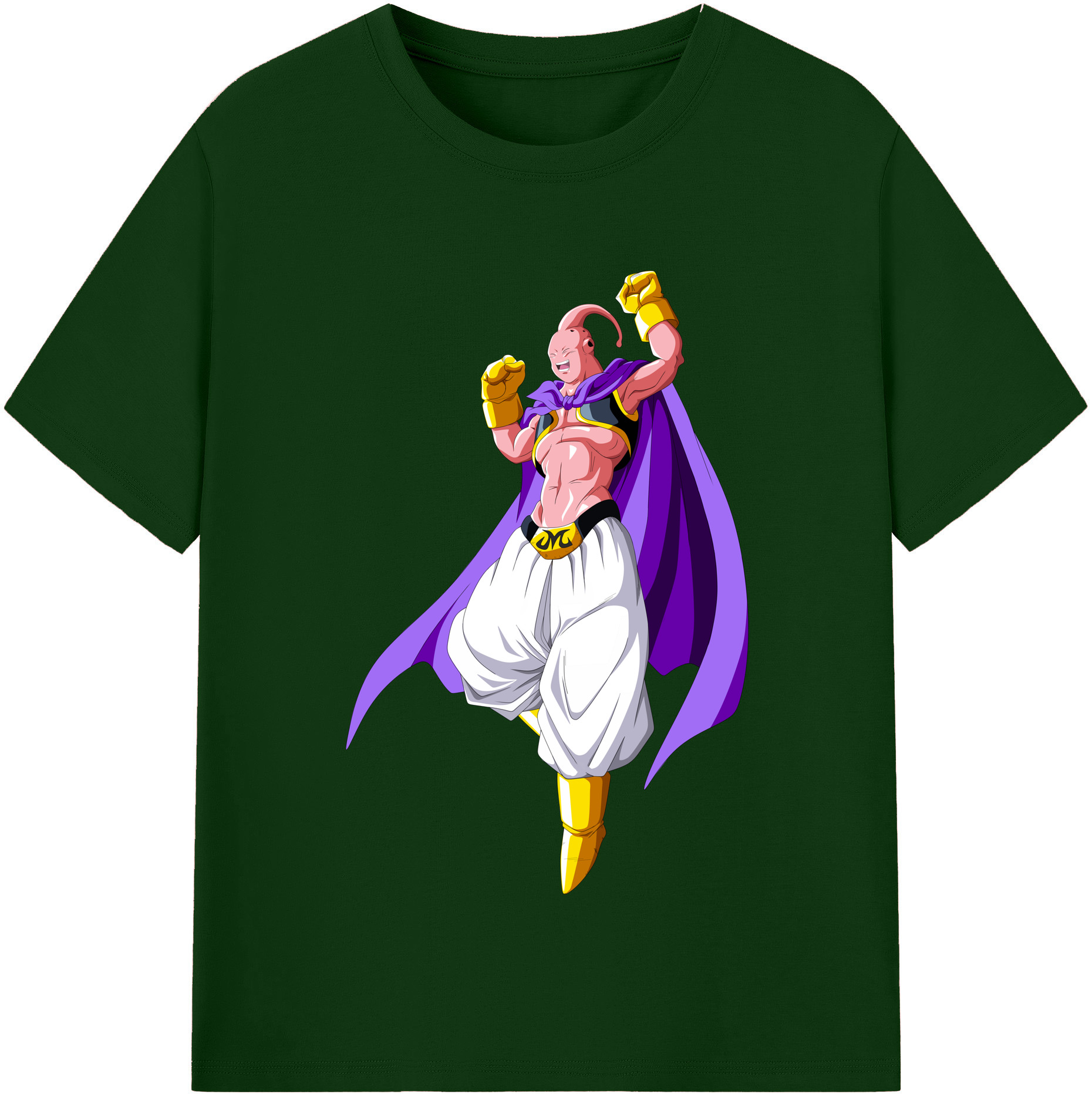 （画像用） ドラゴンボール 魔人ブウ DRAGON BALL Majin Buu 綿100％半袖Tシャツ（フロントプリント）